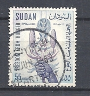 SUDAN   1963 Freedom From Hunger USED - Soedan (1954-...)