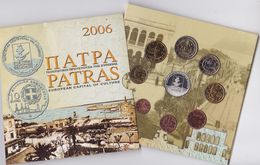 Greece Official BU Set 2006 & 10 Euro Silver PROOF - Griekenland