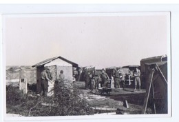 ALBANIA - ITALIAN OCCUPATION - CAMP - RPPC POSTCARD 1940s  (BG3277) - Other & Unclassified