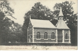 HOUDENG-GOEGNIES : La Chapelle Notre-Dame Du Bois - RARE VARIANTE - Cachet De La Poste 1904 - La Louviere