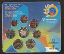 Greece Euro Official BU Set 2011 Special Olympics - Griekenland