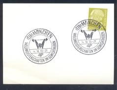 Germany 1955 Cancellation: Championship Weight Lifting; Weltmeisterschaft Gewichtheben; Musculation; - Weightlifting