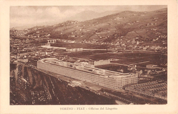 05527 "TORINO - FIAT - OFFICINE DEL LINGOTTO" PANORAMA. CART NON SPED - Autres Monuments, édifices