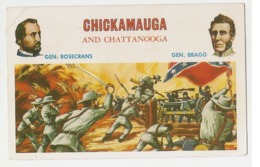 U.S.A. CIVIL WAR - CHICKAMAUGA - GEN. ROSECRANS / GEN. BRAGG - 1960s ( 579 ) - Otros & Sin Clasificación