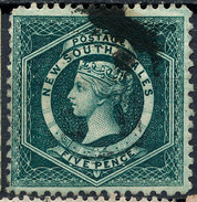 Stamp   New South Wales  Used 5d Gray Used Lot#13 - Gebraucht