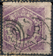 Stamp   New South Wales 1860  Used 5d Gray Used Lot#15 - Gebraucht