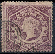 Stamp   New South Wales 1860  Used 5d Gray Used Lot#17 - Gebraucht