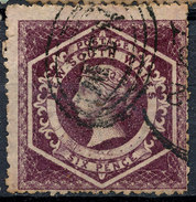 Stamp   New South Wales 1860  Used 5d Gray Used Lot#20 - Oblitérés