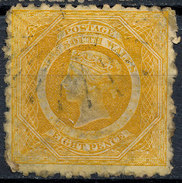 Stamp   New South Wales 1860  Used 8d Gray Used Lot#22 - Oblitérés