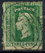 Stamp   New South Wales 1856  Used  3p Used Lot#33 - Oblitérés