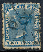 Stamp   New South Wales 1856-59  Used  2p Used Lot#46 - Oblitérés