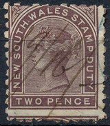 Stamp   New South Wales 1  Used  2p Used Lot#53 - Oblitérés