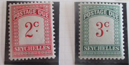 Seychelles 1951 MH*  # J1/2 - Seychelles (...-1976)