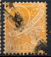 Stamp   New South Wales   Used  6p Used Lot#107 - Gebruikt