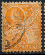 Stamp   New South Wales   Used  6p Used Lot#111 - Gebruikt