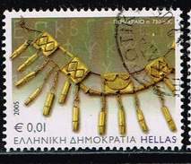 Griechenland 2005, Michel# 2273 O Necklace With Tiles & Cylindrical Parts 730 B.C. - Oblitérés