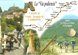 Chemin De Saint Jacques De Compostelle. La "Via Podensis". Le Puy, Aumont -Aubrac, St Chély, Conques - Le Puy En Velay