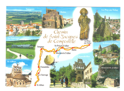 Sur Les Chemin De Saint Jacques De Compostelle. Saugues, , St Alban Monistrol, Bains, St Privat, Le Puy - Le Puy En Velay
