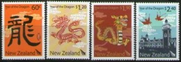 Ref. NZ-V2012-2S NEW ZEALAND 2012 NEW YEAR, YEAR OF THE DRAGON, SET MINT MNH 4V - Nouvel An Chinois