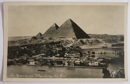 EGYPTE - The Pyramids And Village During Nile Flood - Pyramids