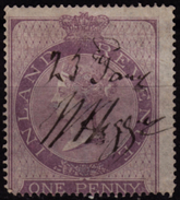 Inland Revenue - P.1 - REVENUE FISCAL DUTY TAX STAMP - Used - 1881 UK Great Britain / Queen Victoria - Fiscaux