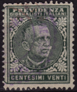 Italy - Previdenza Dei Giornalisti Italiani / Pension Insurance Charity Stamp - Used - Altri & Non Classificati