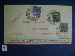 AEROPOSTALE - LETTER SENT FROM CARAVELAS (BRAZIL) TO CHAMBERRY (FRANCE) IN 1929 IN THE STATE - Airplanes