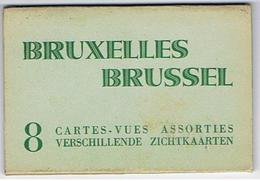 LIVRET DE 8 CARTES   DE   BRUXELLES  BRUSSEL  *****   A   SAISIR   ****** - Lotes Y Colecciones