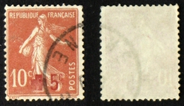 N° 146 SEMEUSE CROIX ROUGE TB Oblit Cote 6€ - 1906-38 Säerin, Untergrund Glatt