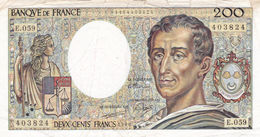 FRANCE 200 FRANCS 1988 POOR P-155c - 200 F 1981-1994 ''Montesquieu''