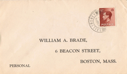 23219. Carta BALLYMONEY (England) 1935 To Boston - Briefe U. Dokumente