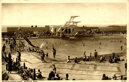 AVON - WESTON SUPER MARE - BATHING POOL 1938  Av424 - Weston-Super-Mare