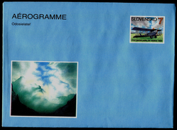 522-SLOVAKIA Erste-The First One AÉROGRAMME-with Imprint 70 Jahre-Years Air Mail Composite 41.100 Pcs 1993 - Aerogramas