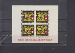 Sommer-Armeemeisterschafften 1944 - St. Gallen - BF - Labels