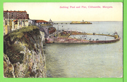 MARGATE / KENT / BATHING POOL AND PIER / CLIFTONVILLE / / Carte Vierge - Margate