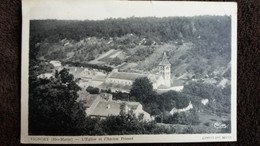 CPA VIGNORY 52 HAUTE MARNE L EGLISE ET L ANCIEN PRIEURE CIM - Vignory