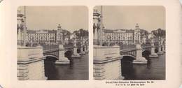 Collection Stéréoscopique GALACTINA N°58 /ZURICH Le Pont Du Quai  -photos Stéréoscopiques NPG 1906 - Stereoscopic