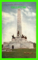 SPRINGFIELD, IL - LINCOLN MONUMENT IN OAK RIDGE CEMENTERY -  V. O. HAMMON PUB. CO - - Springfield – Illinois