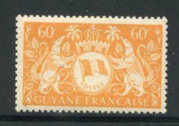 GUYANE- Y&T N°186- Neuf Avec Charnière * - Neufs