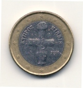 1  EURO -  Corso Legale CIPRO  - Anno 2009. - Cyprus