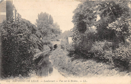 59. LAMBERSART.   VUE SUR LA RIVIERE.   GROS PLAN. - Lambersart