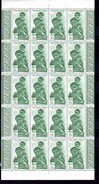 Wallis Et Futuna 1942, Protection De L’enfance Indigène, 1 / 2** En Feuille De 20, Cote 115 €, - 1942 Protection De L'Enfance Indigène & Quinzaine Impériale (PEIQI)