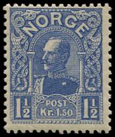 NORVEGE 67 : 1 1/2k. Outremer De 1909, TB - Autres & Non Classés