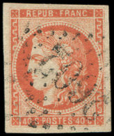 48   40c. Orange Nuance Vermillonnée, Obl. GC 2602, TTB - Autres & Non Classés