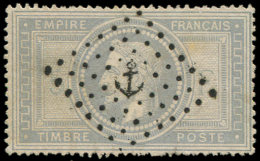 33    5f. Violet-gris, Obl. ANCRE, Inf. Fente Mais Frappe Et Aspect TTB. C - Autres & Non Classés