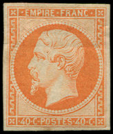 16   40c. Orange, Restauré, Aspect TB. Br - Autres & Non Classés