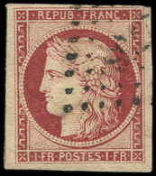 6     1f. Carmin, Obl. PC 2758, Léger Pelurage, Sinon TB - Other & Unclassified