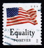 Etats-Unis / United States (Scott No.4637 - Drapeau / US / Flag) (o) Roulette / Per. 11  / Coil - Used Stamps