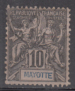 MAYOTTE      SCOTT NO. 5    USED       YEAR  1892 - Used Stamps