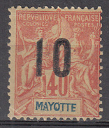 MAYOTTE      SCOTT NO. 28    USED        YEAR  1912 - Oblitérés